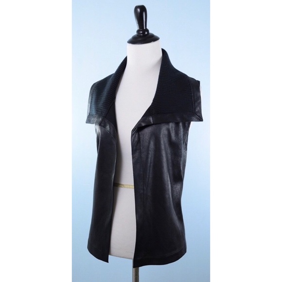 JOSEPH RIBKOFF faux leather jacket TAGS ATTACHED - Picture 3 of 7